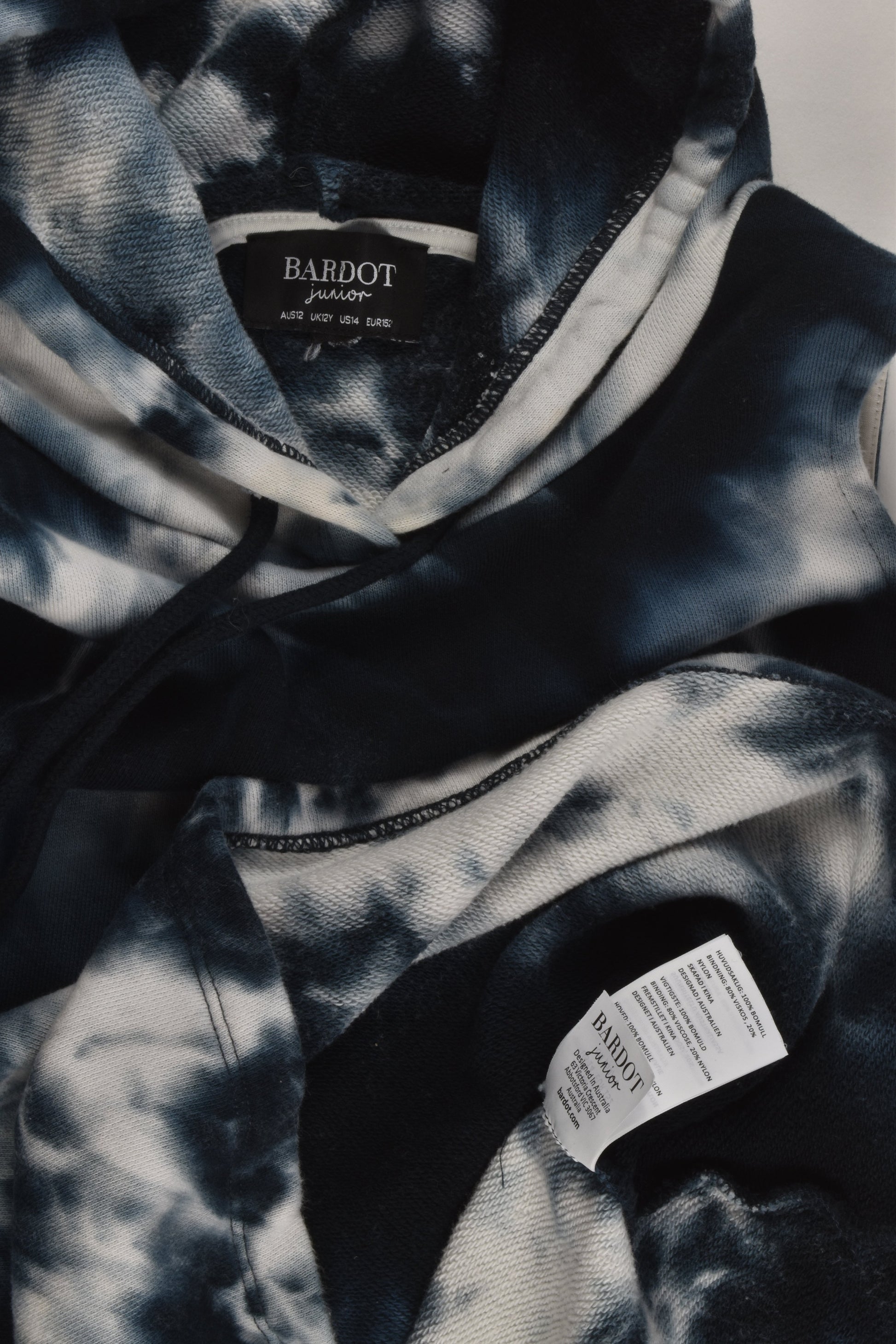 Bardot Junior Size 12 (152 cm) Tie-Dye Sweater Dress