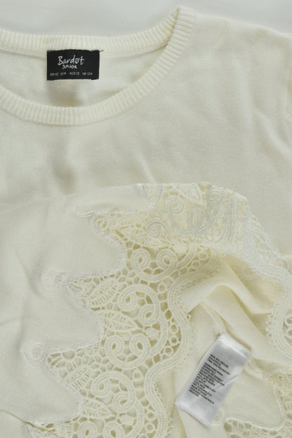Bardot Junior Size 12 Lace Detail Knitted Jumper