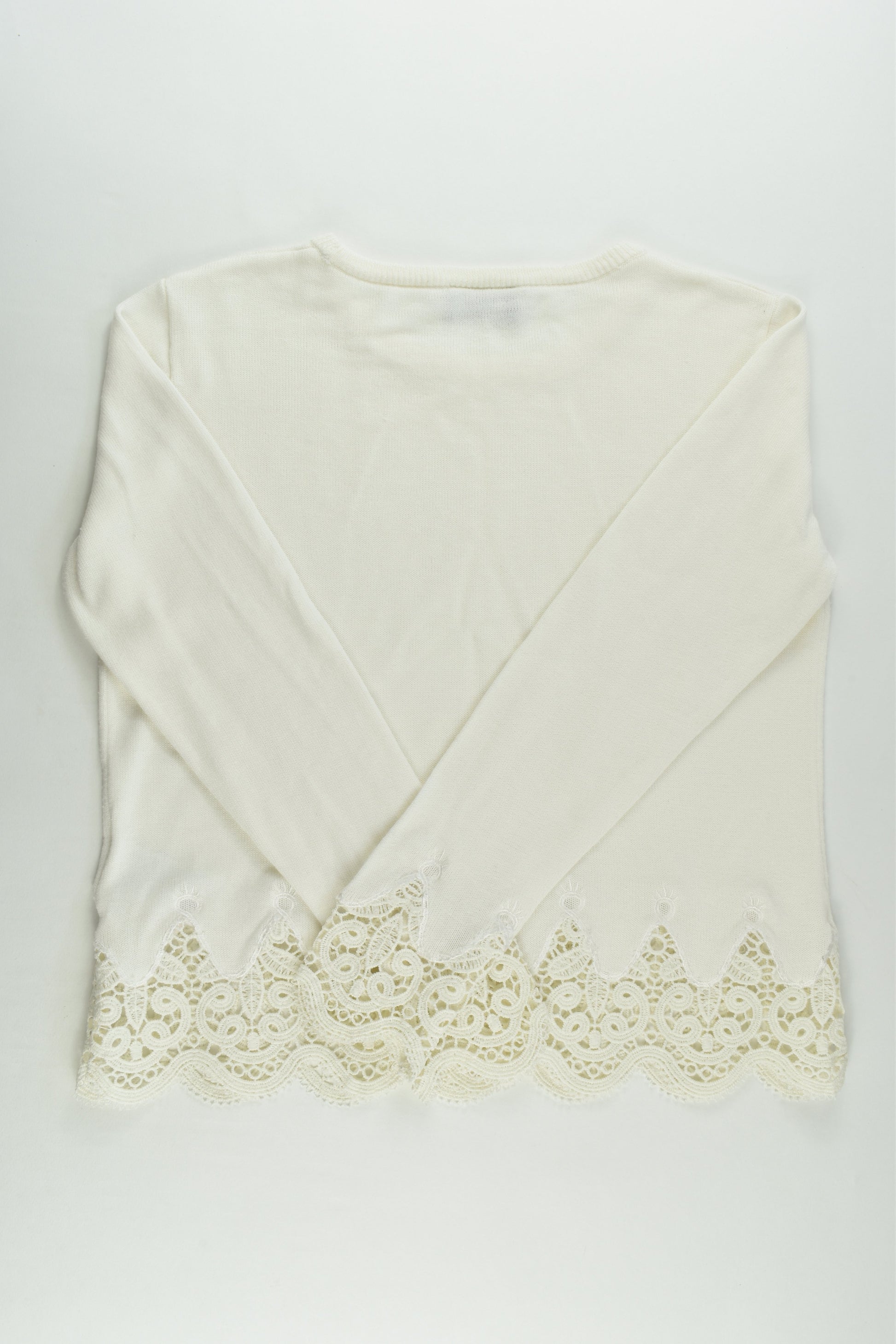 Bardot Junior Size 12 Lace Detail Knitted Jumper