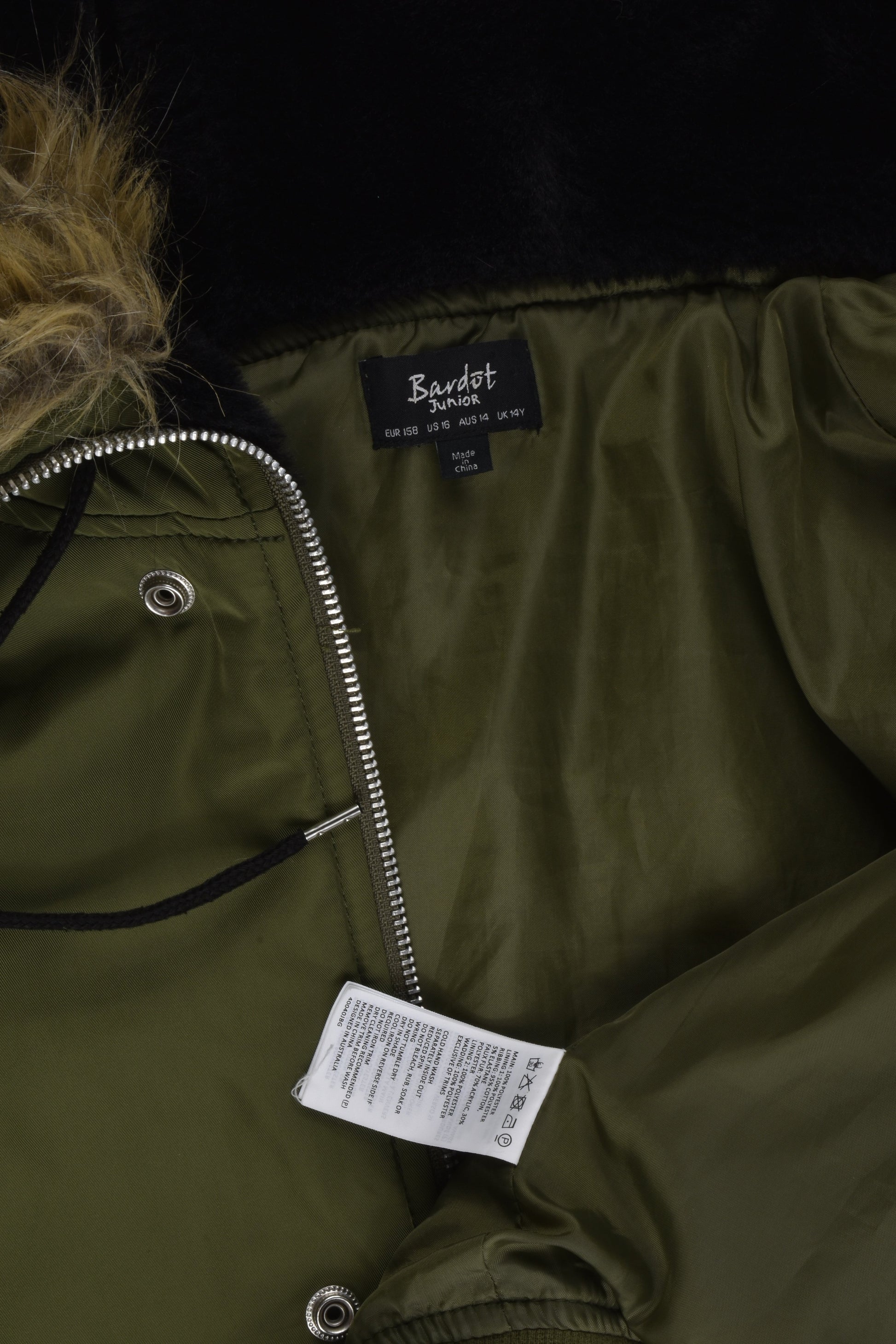 Bardot Junior Size 14 (158 cm) Winter Jacket