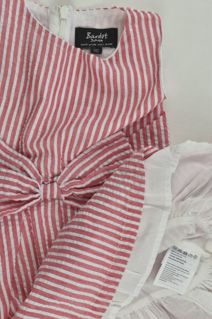 Bardot Junior Size 2 (92 cm) Lined Striped Dress