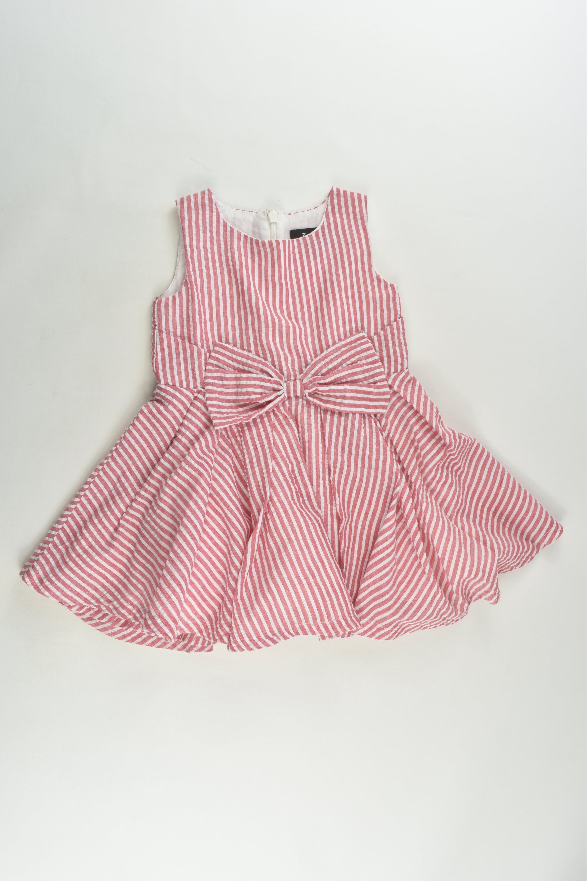 Bardot Junior Size 2 (92 cm) Lined Striped Dress