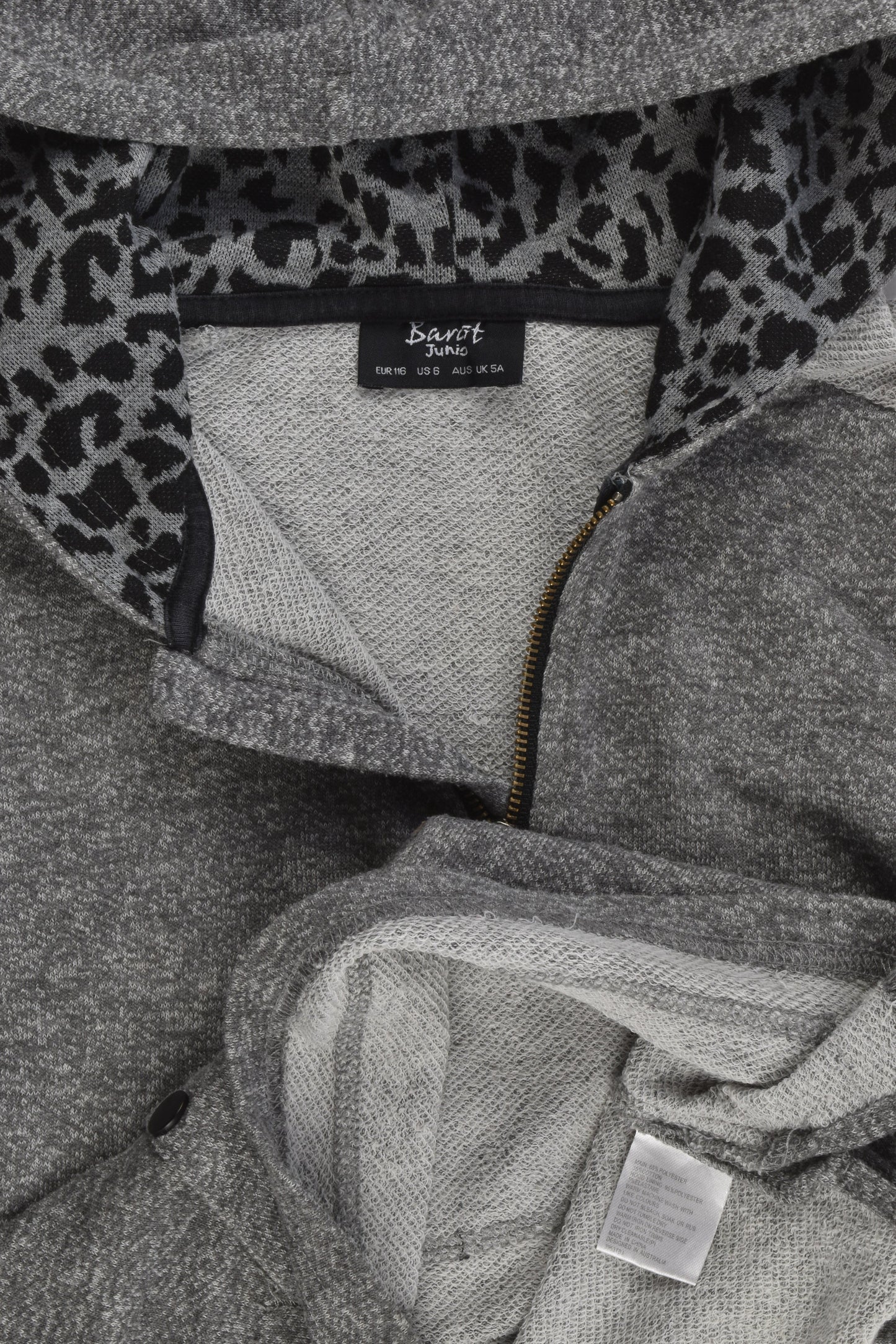 Bardot Junior Size 6 Hooded Sweater/Tunic