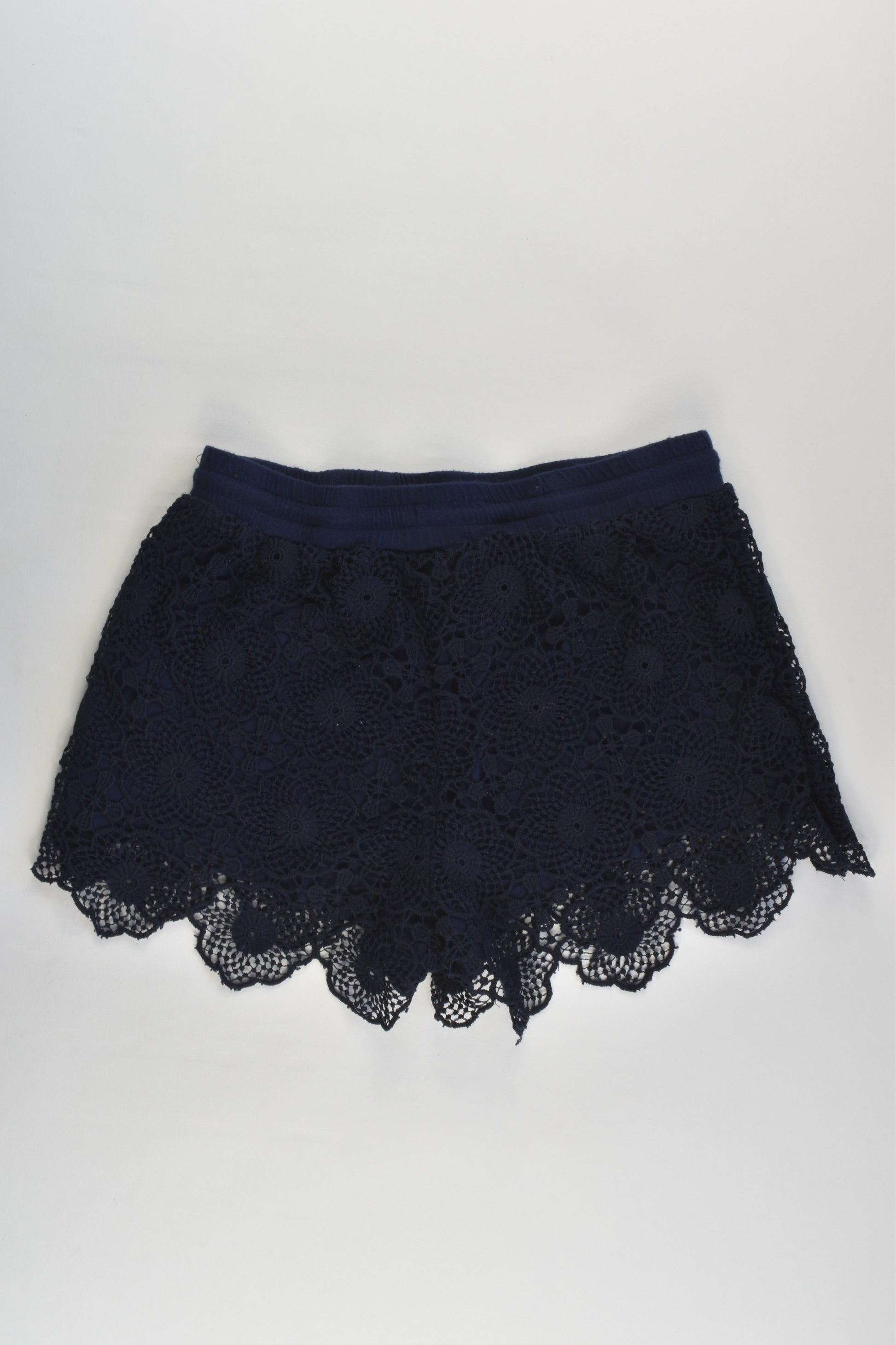 Bardot Junior Size 8 Lined Lace Shorts