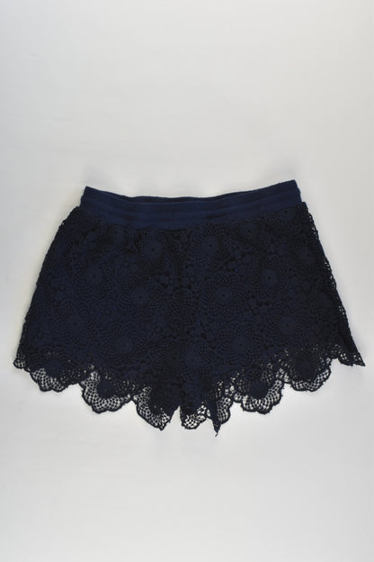 Bardot Junior Size 8 Lined Lace Shorts