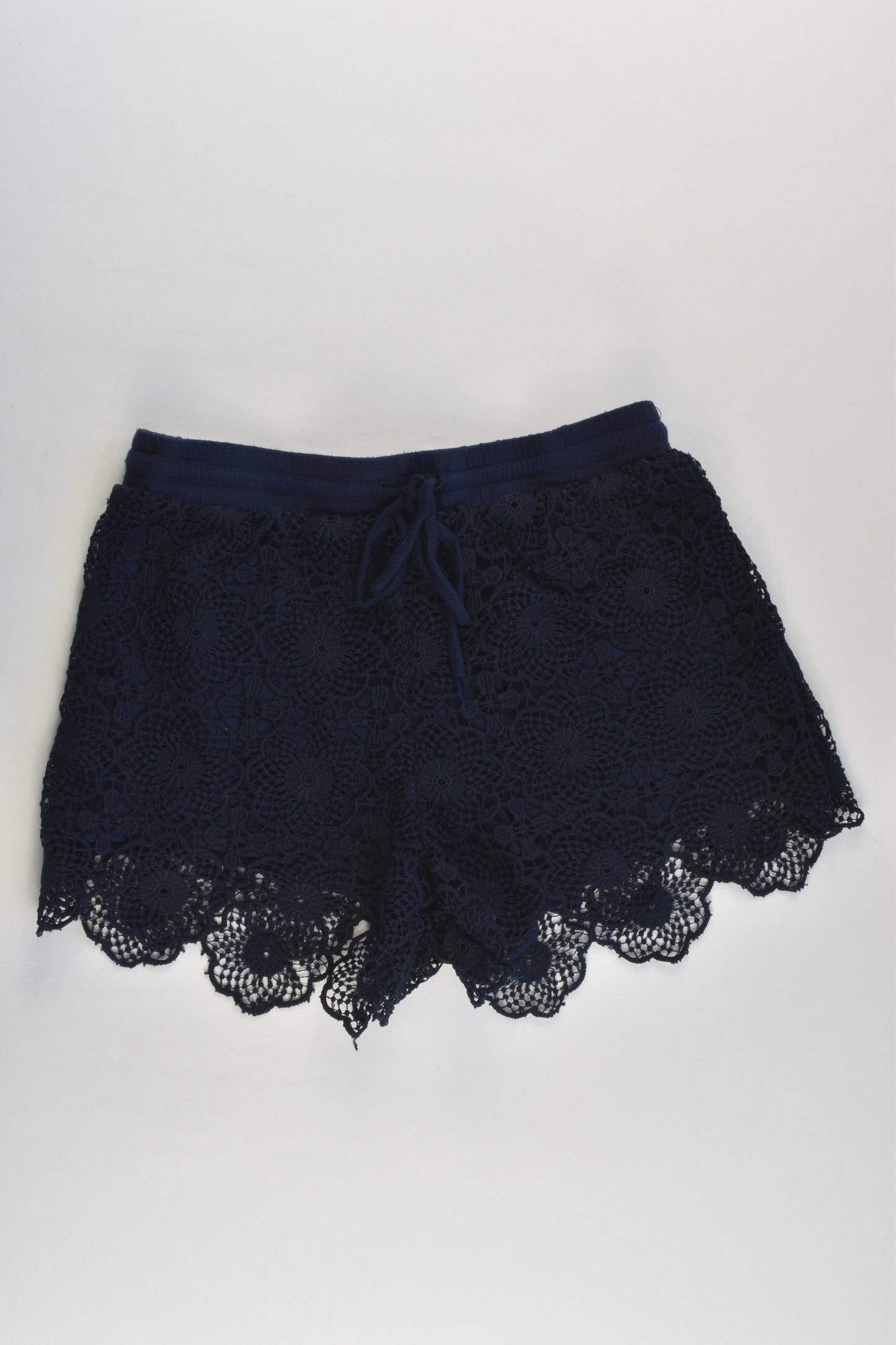 Bardot Junior Size 8 Lined Lace Shorts