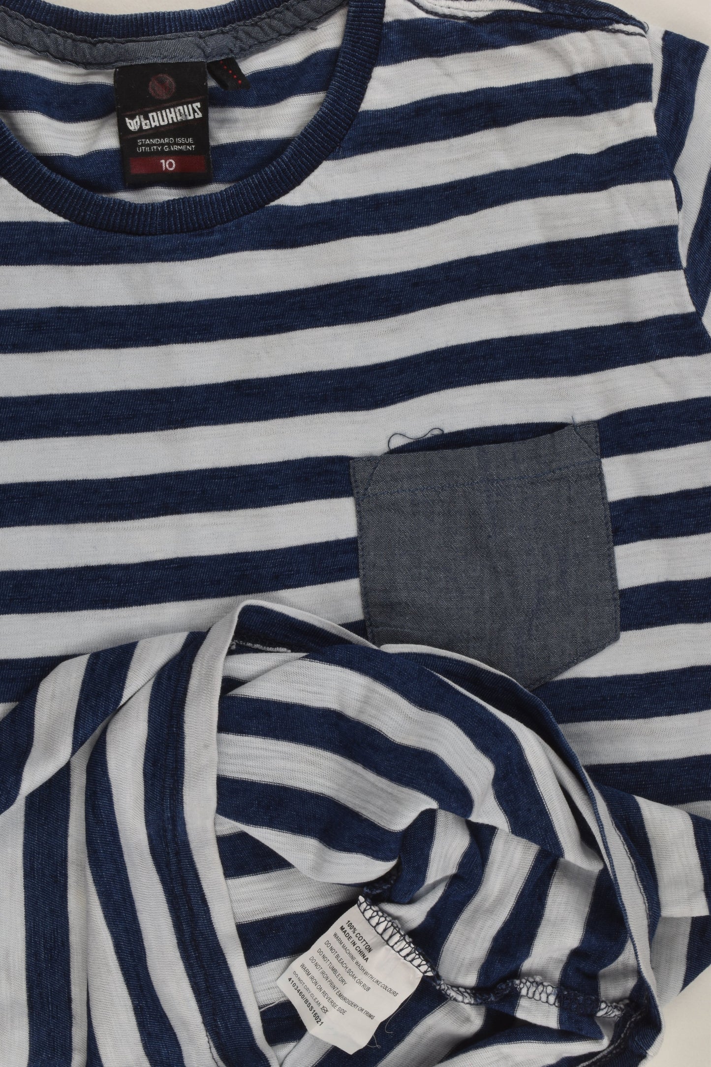 Bauhaus Size 10 Striped T-shirt