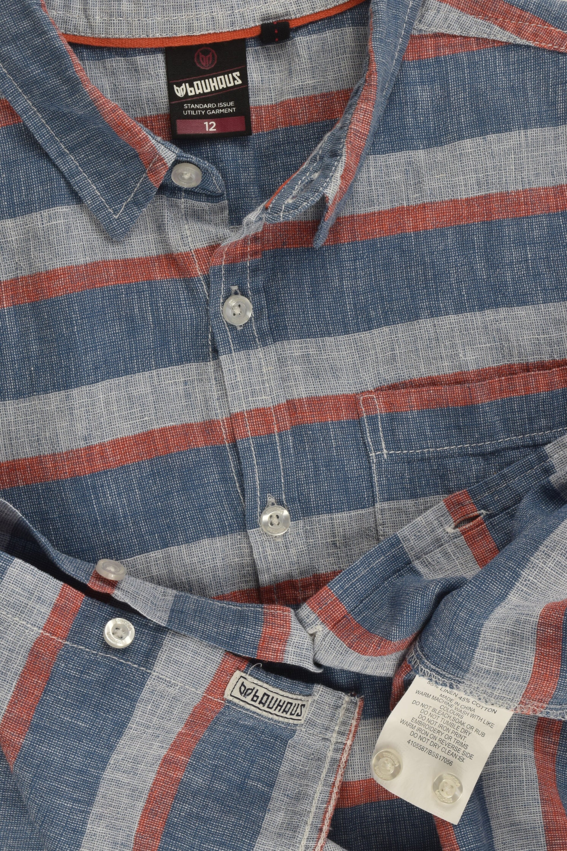 Bauhaus Size 12 Linen/Cotton Shirt