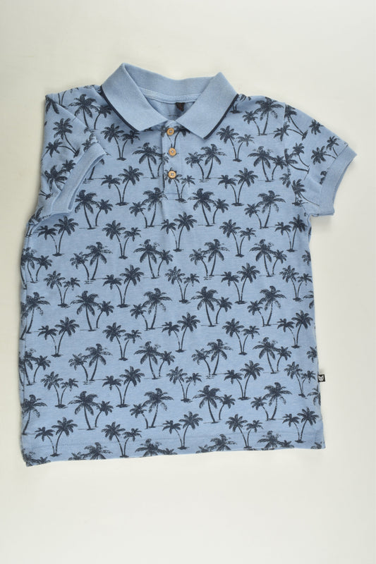 Bauhaus Size 8 Palm Trees Polo Shirt