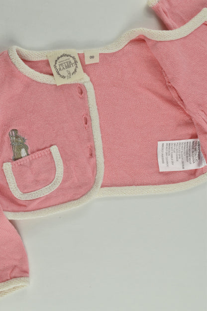 Beatrix Potter Size 00 Peter Rabbit Knitted Cardigan