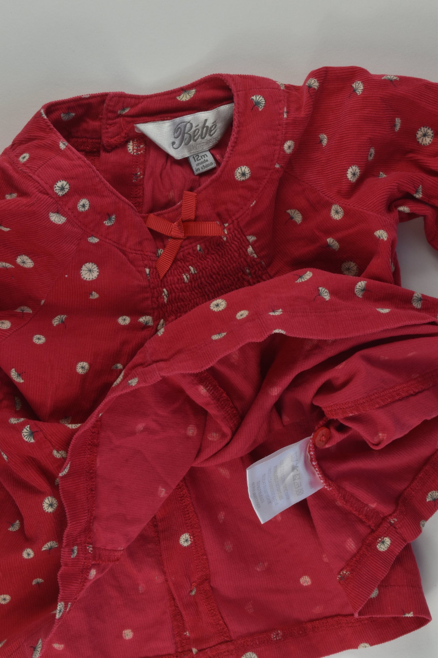 Bébé by Minihaha Size 0 (12 months) Cord Blouse