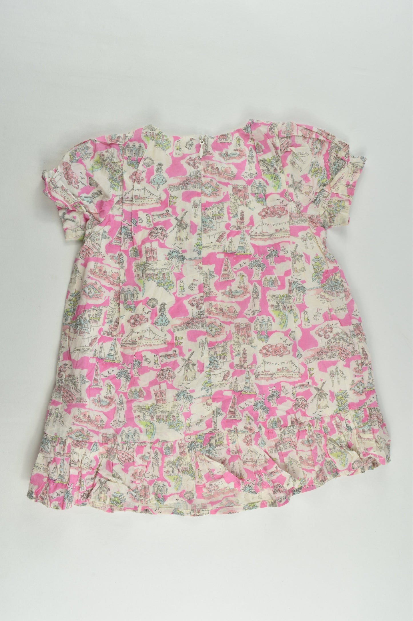 Bébé by Minihaha Size 0 (9 months) Seaside Lined Dress