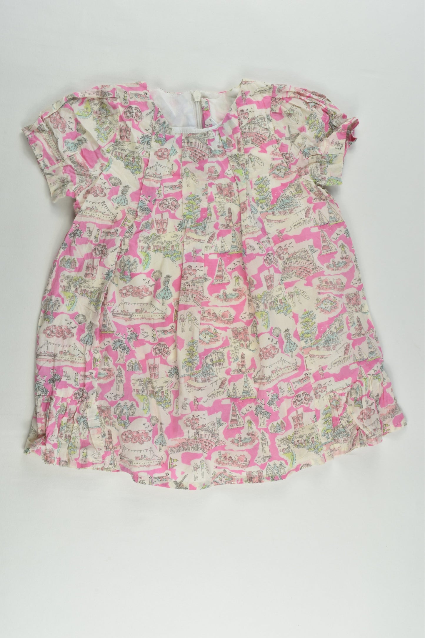 Bébé by Minihaha Size 0 (9 months) Seaside Lined Dress