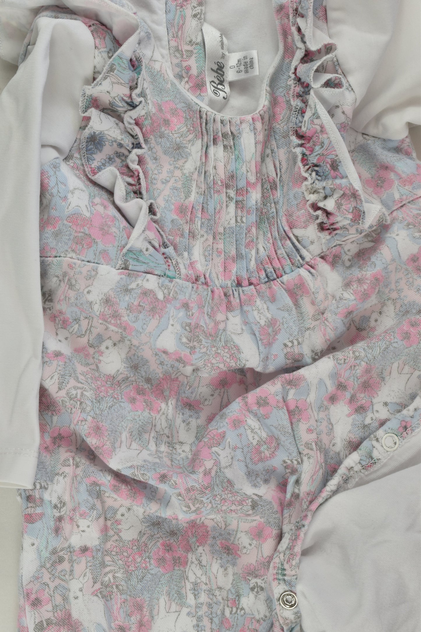 Bébé by Minihaha Size 0 Lined Forest Animals Romper