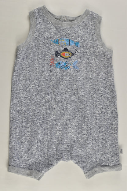 Bébé by Minihaha Size 00 (3-6 months) Short Fish Romper