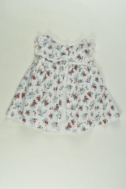 Bébé by Minihaha Size 000 (3 months) Dress with Bodysuit Underneath