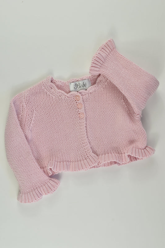 Bébé by Minihaha Size 000 Knit Cardigan