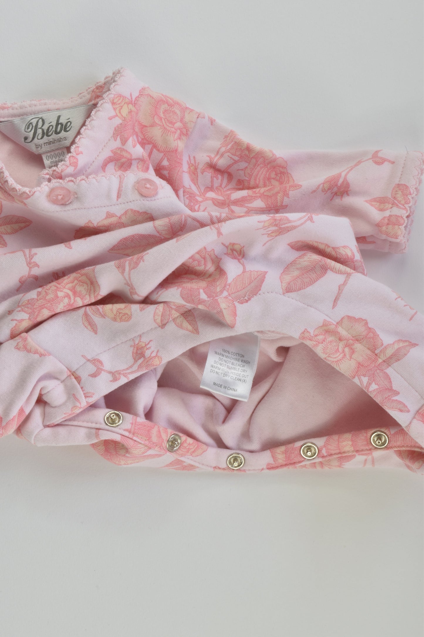 Bébé by Minihaha Size 00000 Footed Romper