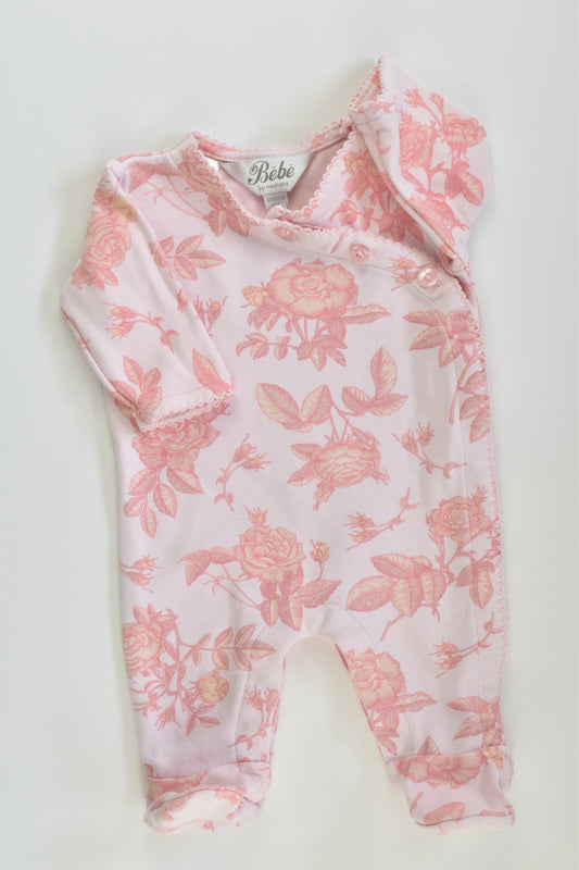 Bébé by Minihaha Size 00000 Footed Romper