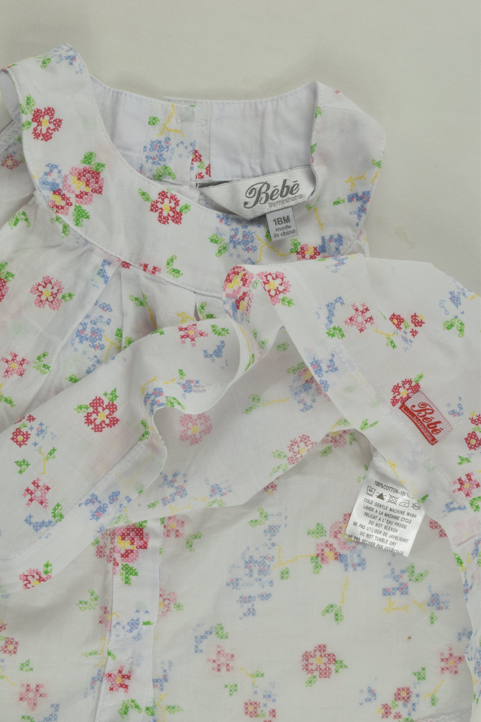 Bébé by Minihaha Size 1 (18 months) Floral Blouse
