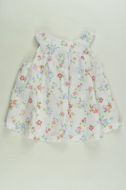 Bébé by Minihaha Size 1 (18 months) Floral Blouse