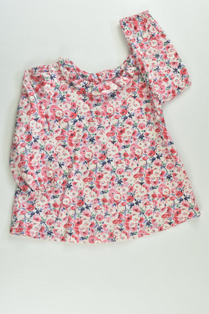 Bébé by Minihaha Size 1 (18 months) Floral Blouse