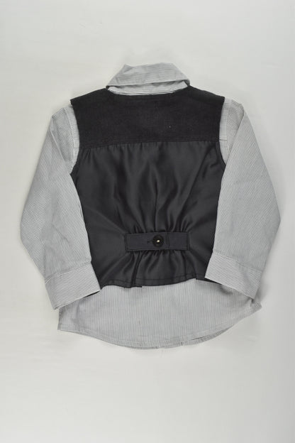 Bébé by Minihaha Size 1-2 (18 months) Shirt and Vest
