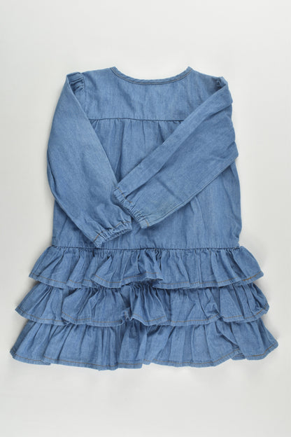 Bébé by Minihaha Size 1 (9-12 months) Lightweight Denim Dress