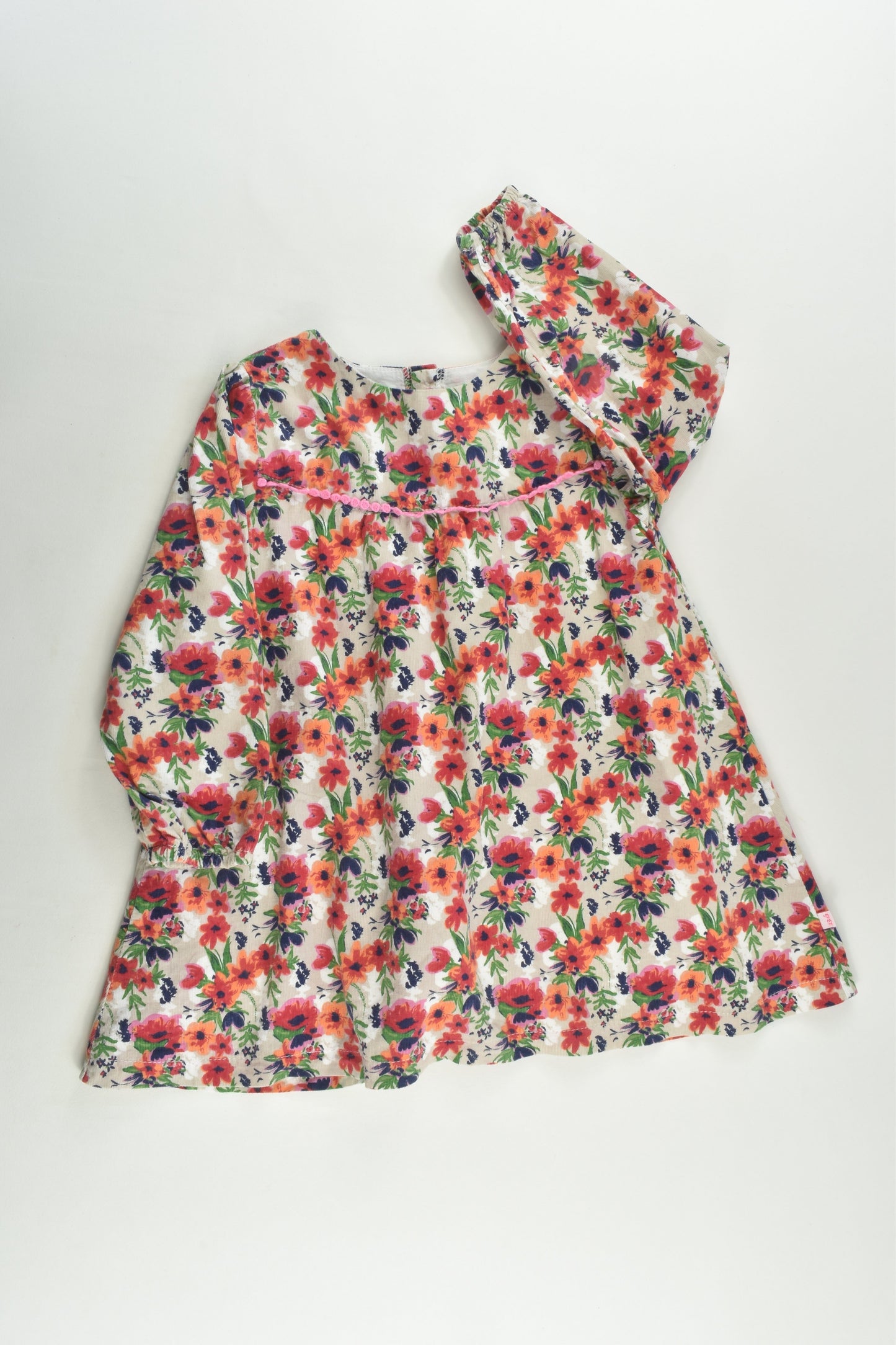 Bébé by Minihaha Size 2 (24 months) Lined Floral Lightweight Cord Dress
