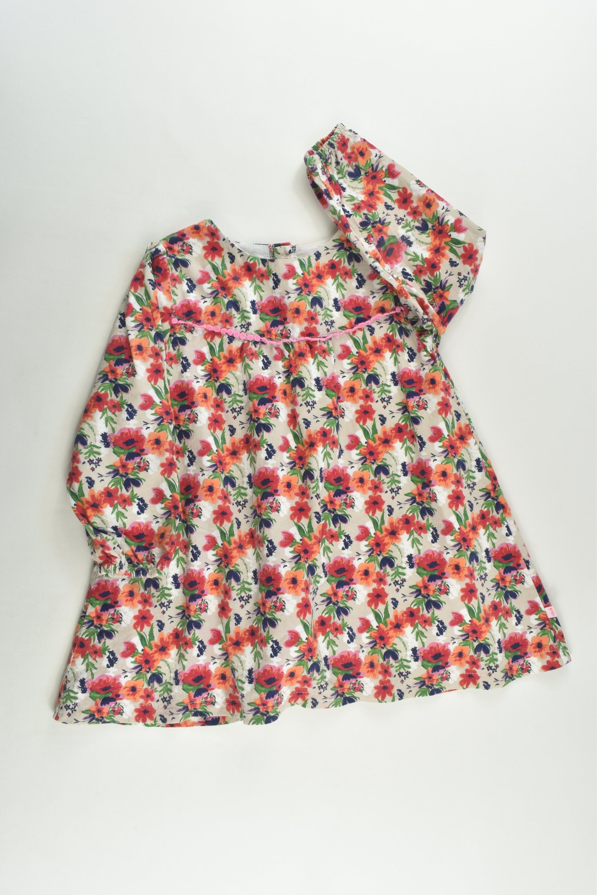 Bébé by Minihaha Size 2 (24 months) Lined Floral Lightweight Cord Dress
