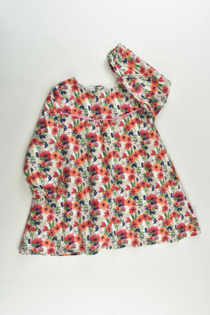 Bébé by Minihaha Size 2 (24 months) Lined Floral Lightweight Cord Dress