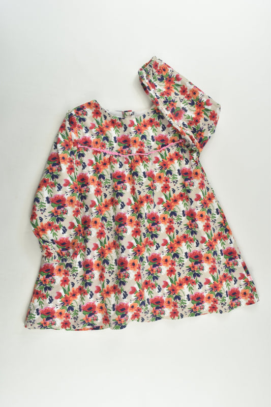 Bébé by Minihaha Size 2 (24 months) Lined Floral Lightweight Cord Dress