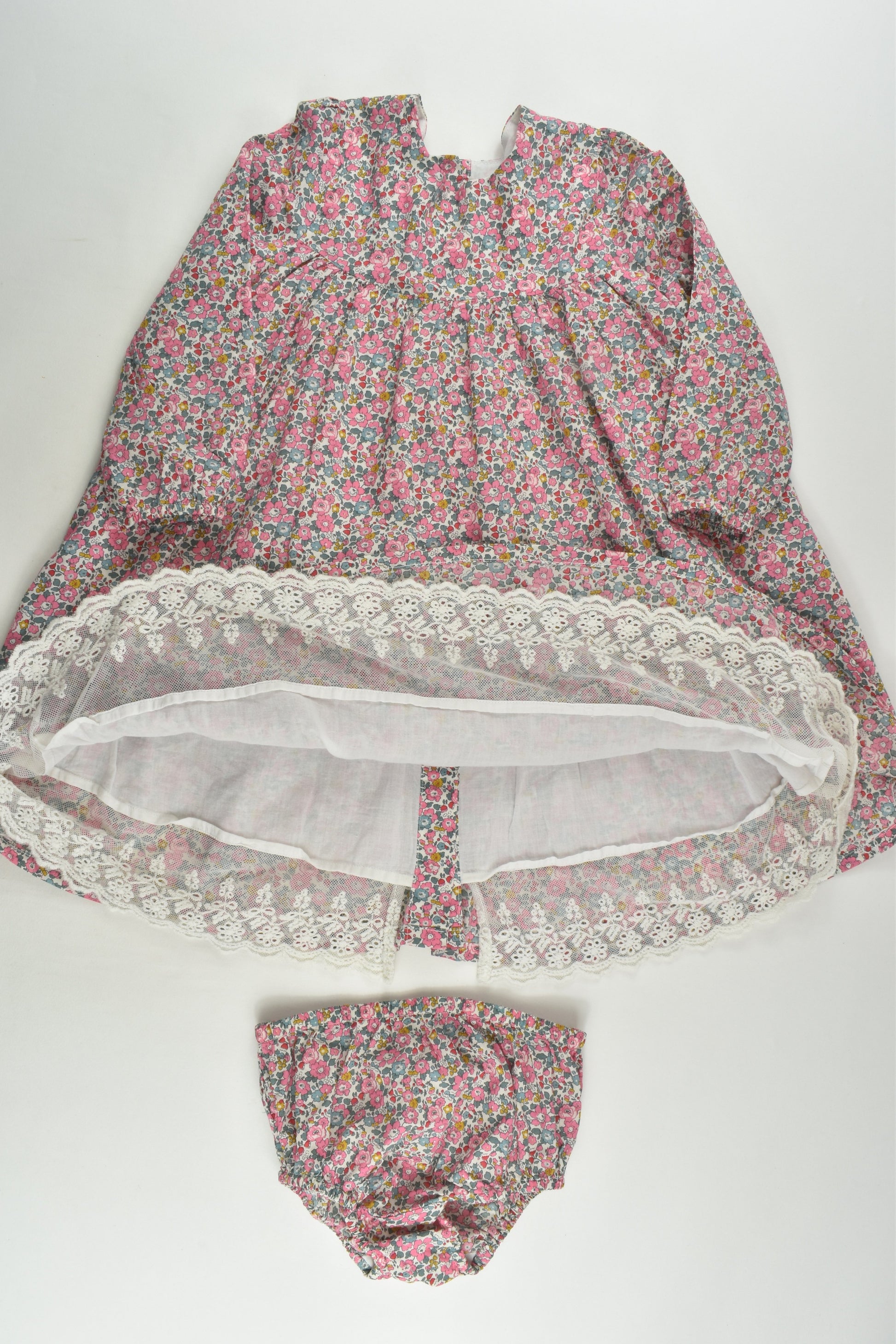 Bébé by Minihaha Size 2 (24 months) Lined Liberty Print Dress and Bloomers