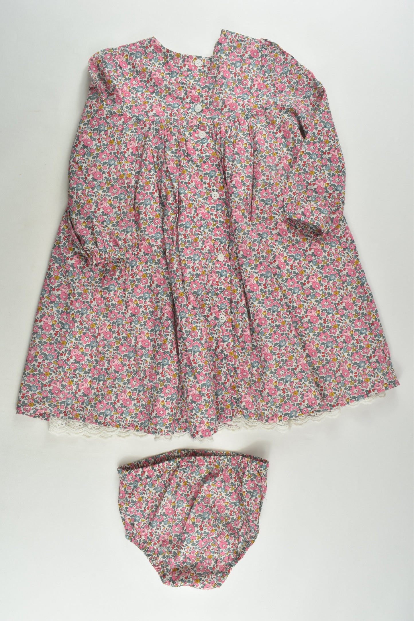 Bébé by Minihaha Size 2 (24 months) Lined Liberty Print Dress and Bloomers