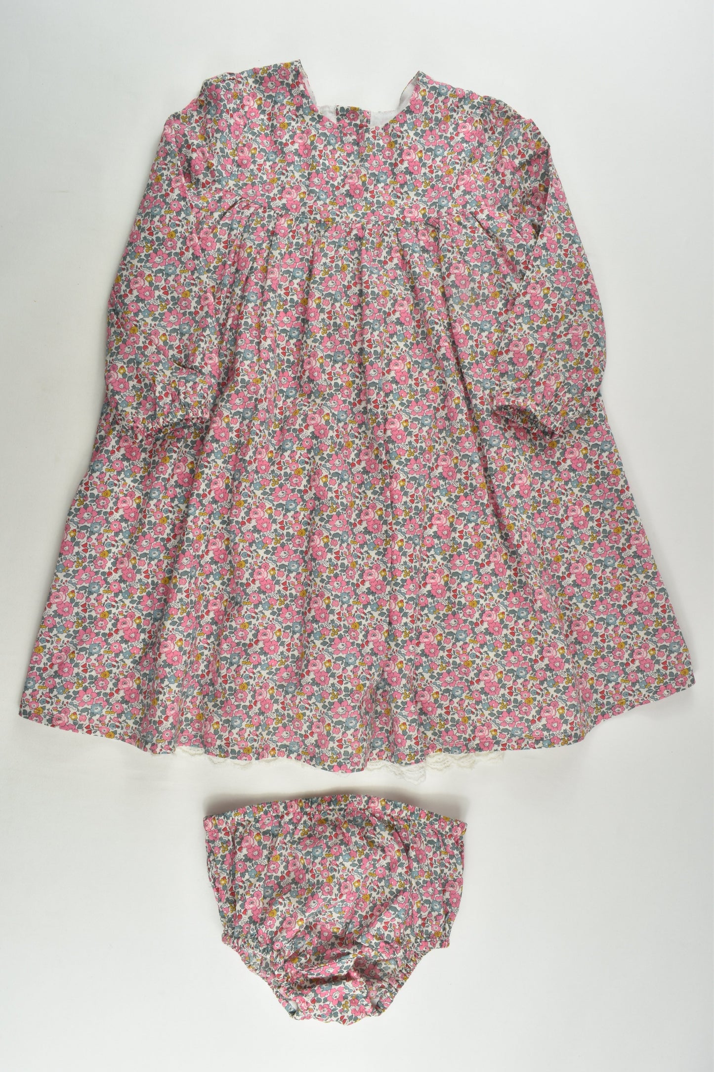Bébé by Minihaha Size 2 (24 months) Lined Liberty Print Dress and Bloomers