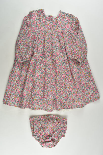 Bébé by Minihaha Size 2 (24 months) Lined Liberty Print Dress and Bloomers