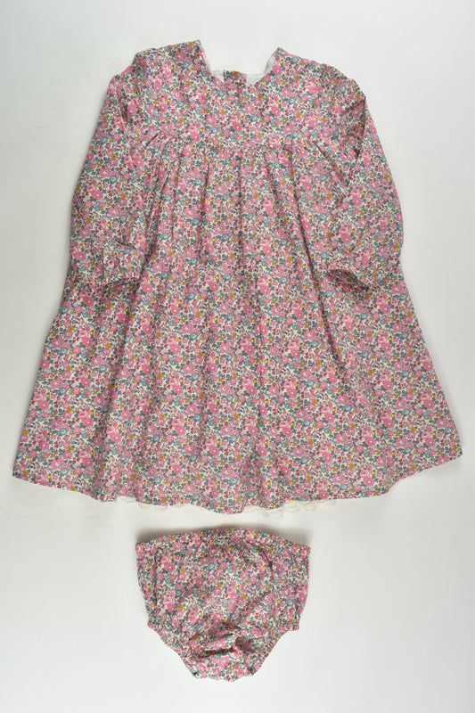 Bébé by Minihaha Size 2 (24 months) Lined Liberty Print Dress and Bloomers