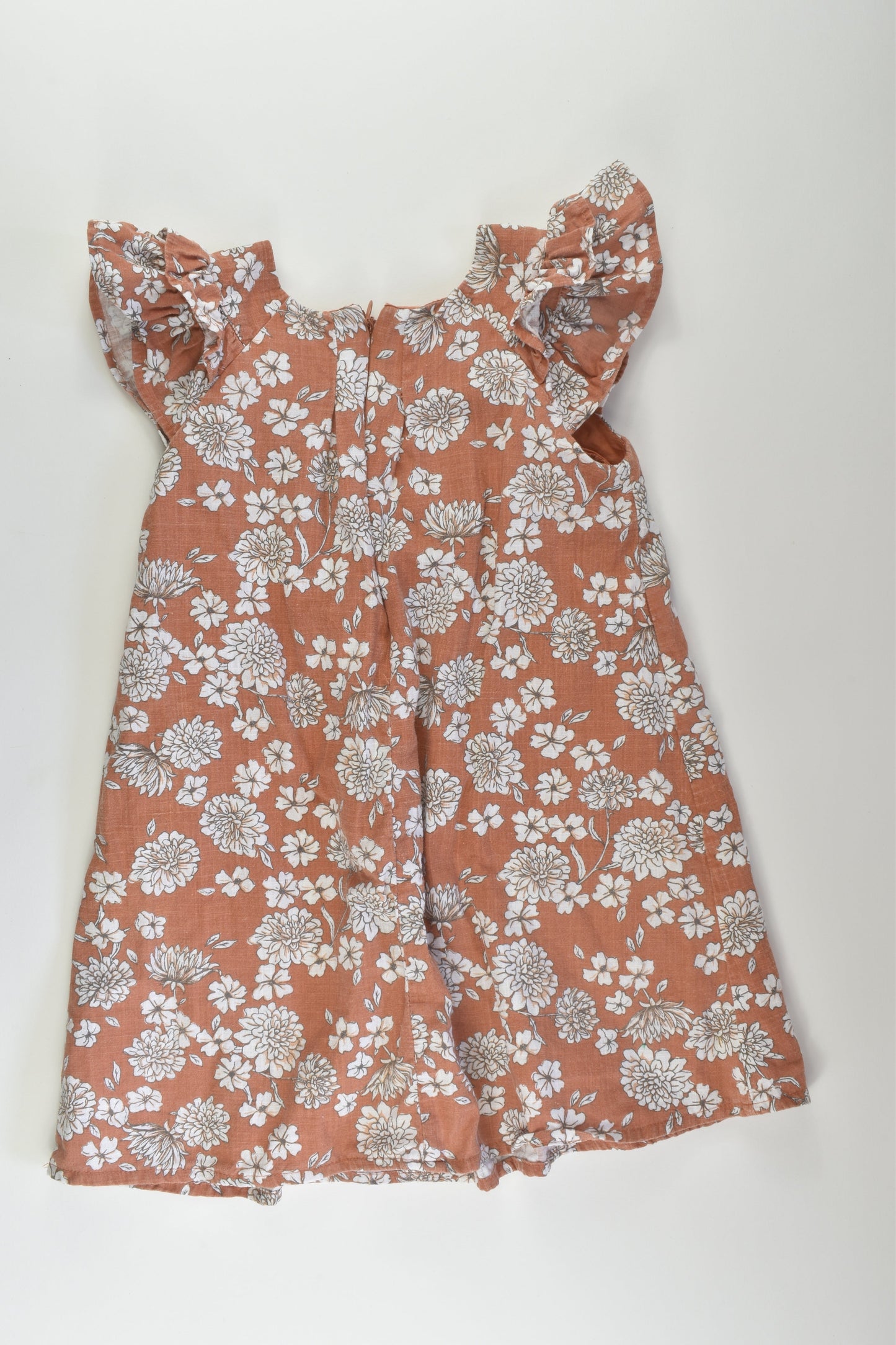 Bébé by Minihaha Size 4 Linen-feel Floral Dress