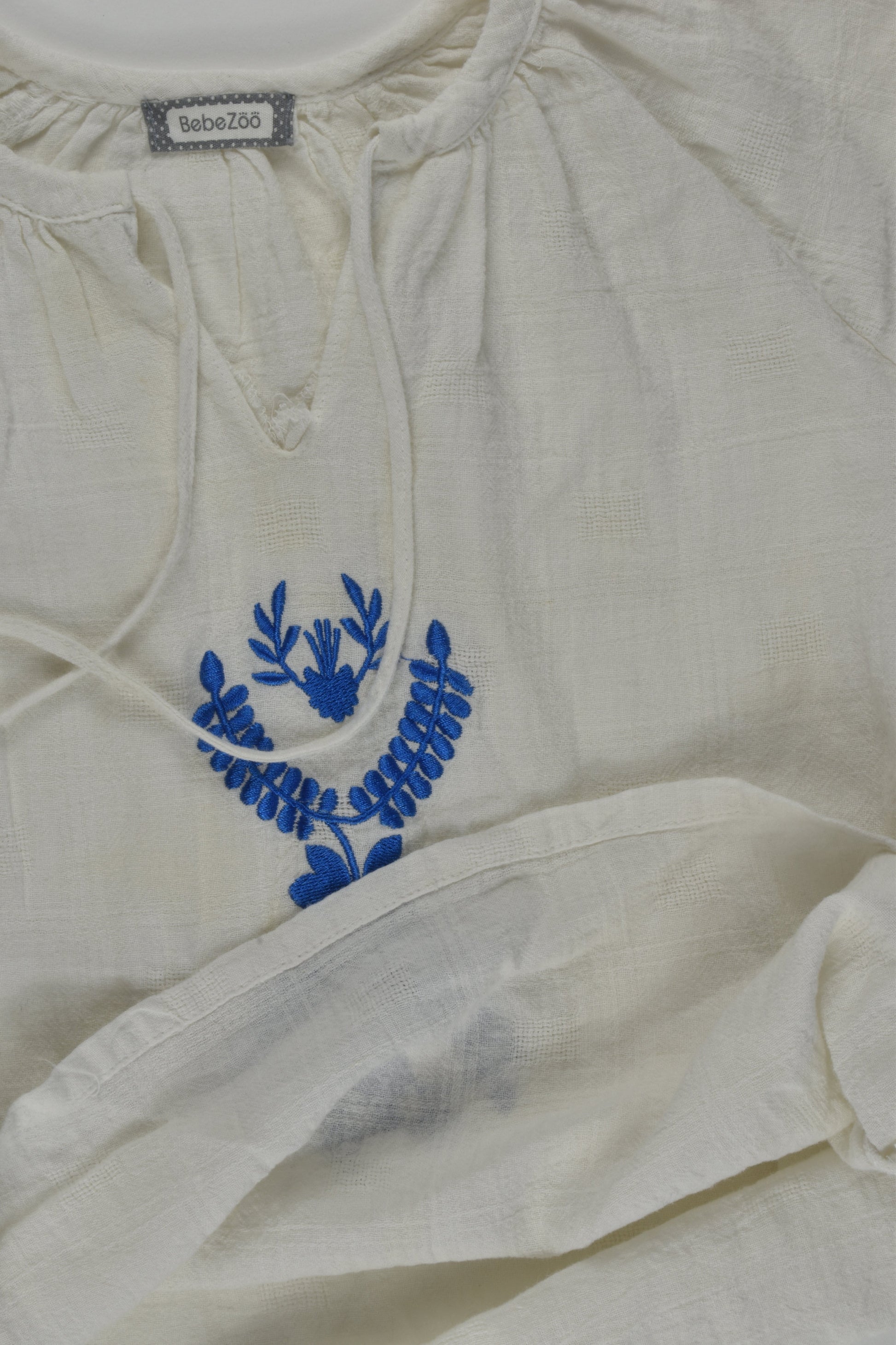 BebeZoo Size 5 Embroidery Blouse