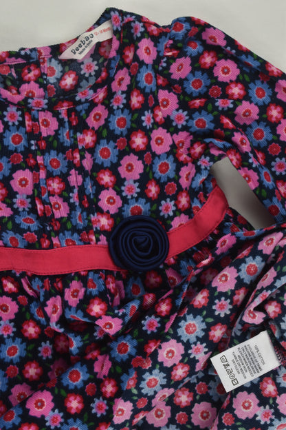 Beebay Size 1 (12-18 months) Floral Cord Dress