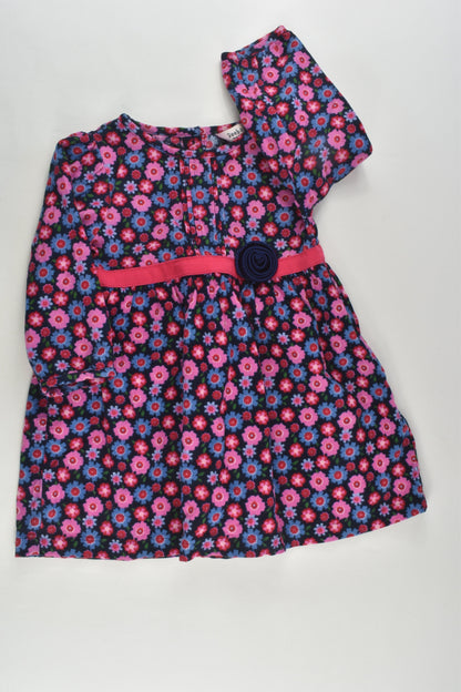 Beebay Size 1 (12-18 months) Floral Cord Dress