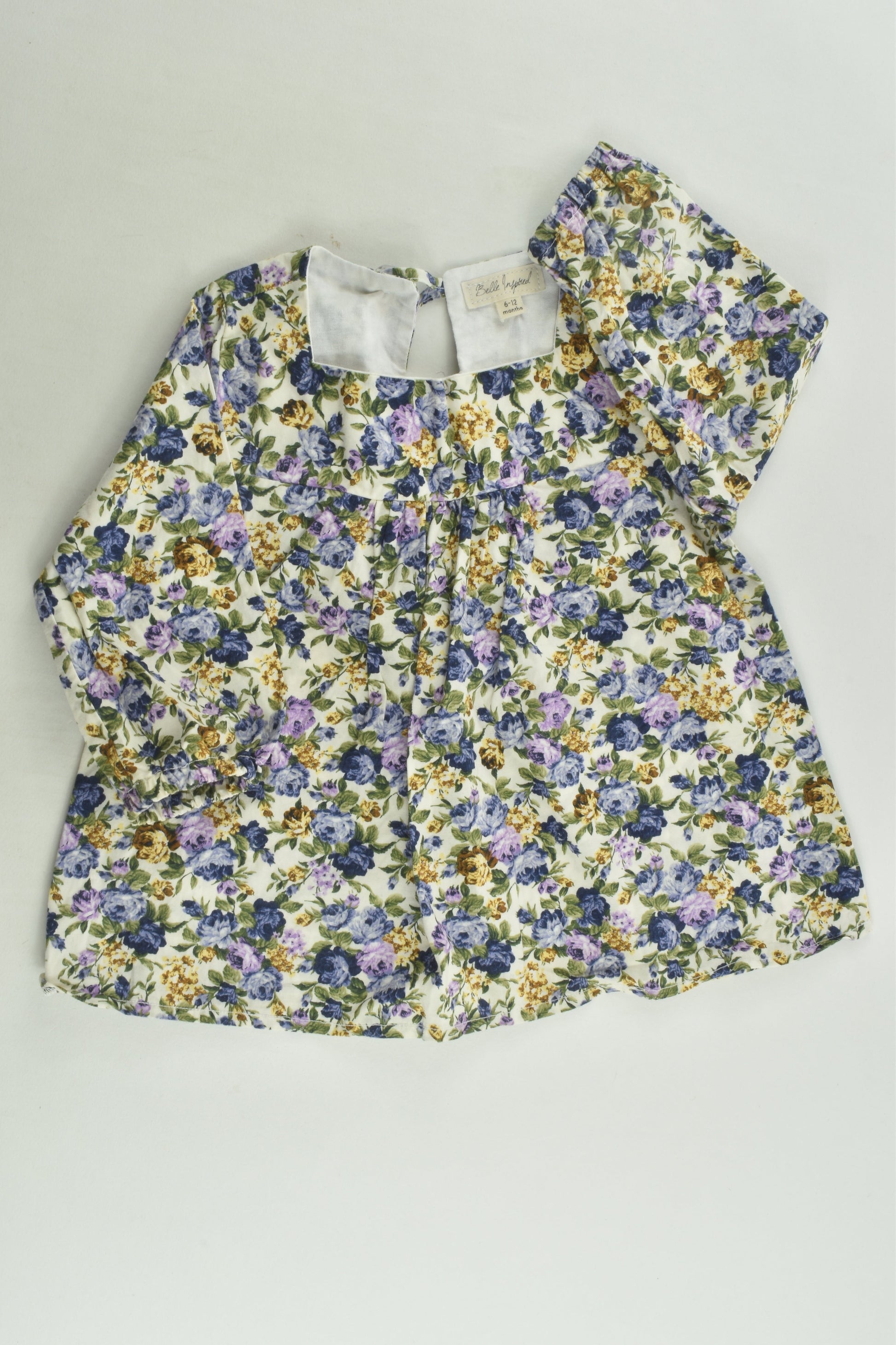 Belle Inspired Size 0 Floral Blouse