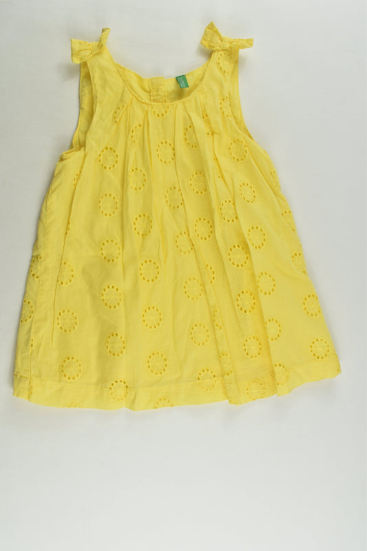 Benetton Size 1 Lined Lace Dress