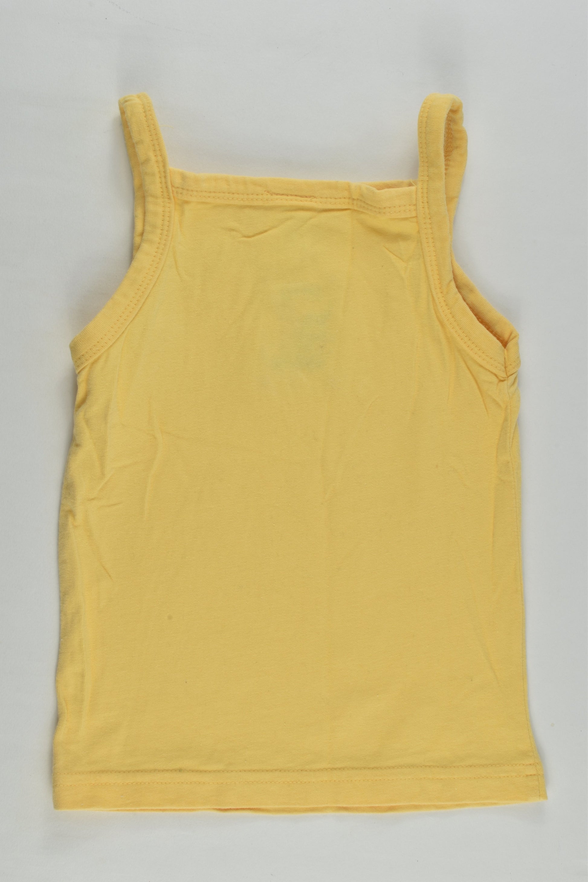 Big Softies Size 2 Yellow 'Baby Flowers' Tank Top