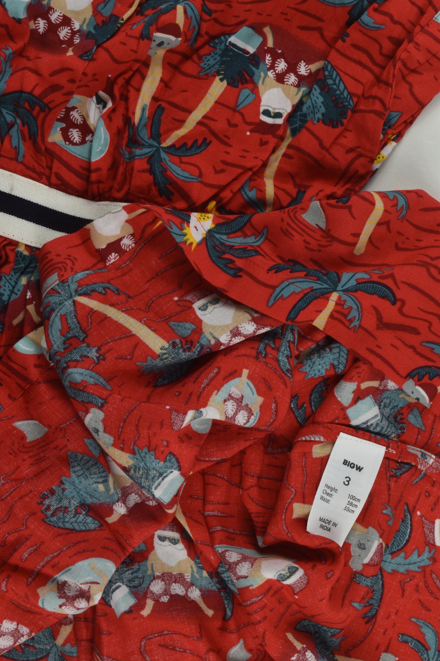 Big W Size 3 Viscose Christmas Dress