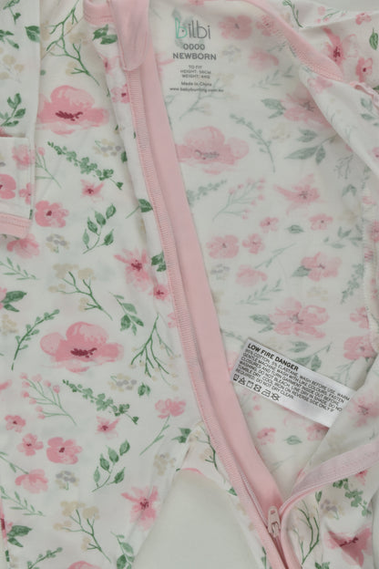Bilbi Size 0000 Floral Zip Romper