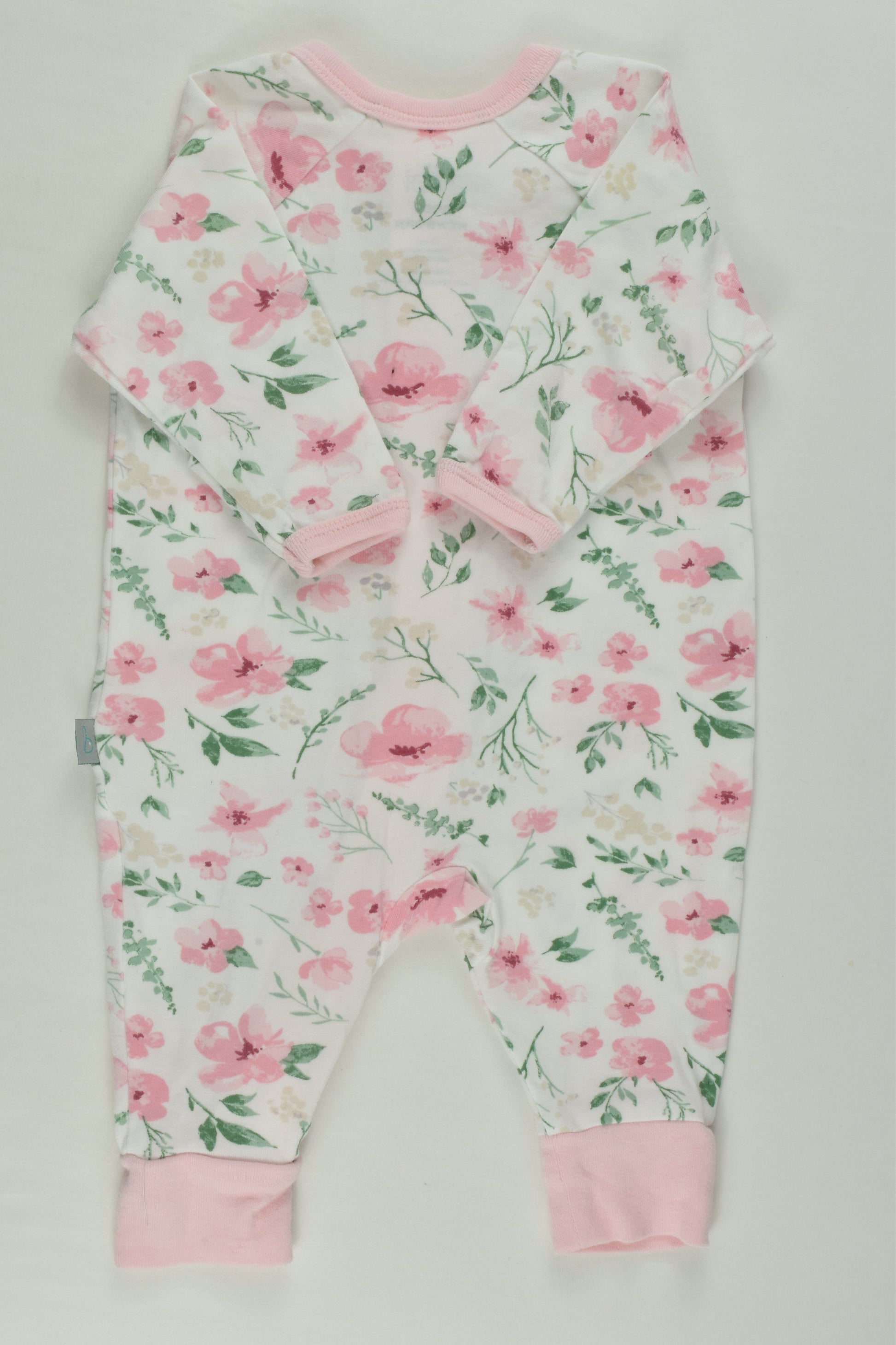 Bilbi Size 0000 Floral Zip Romper