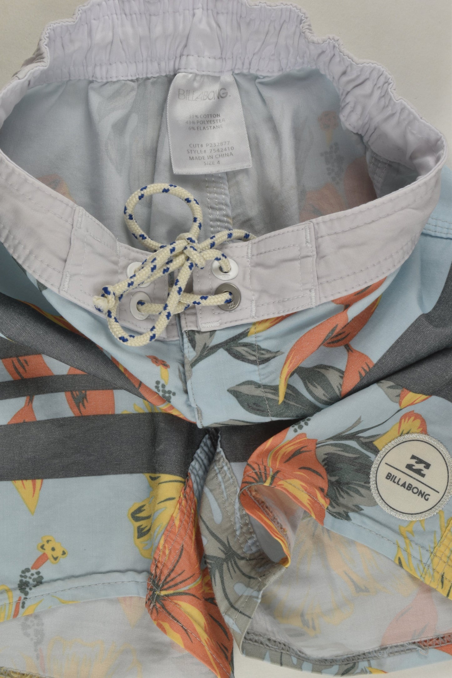 Billabong Size 4 Board Shorts