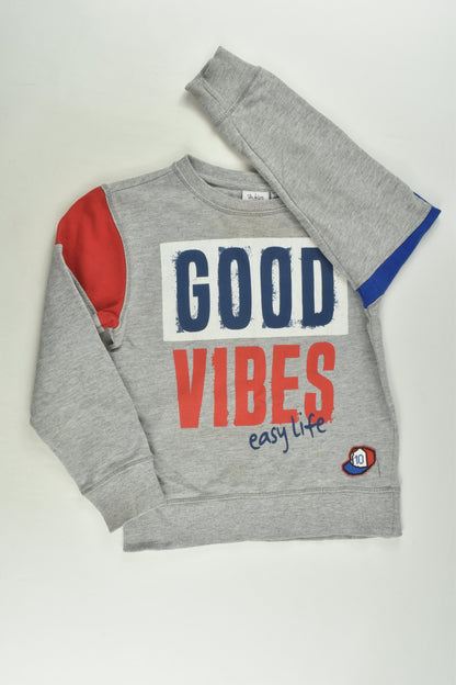 BluKids Size 5-6 'Good Vibes, Easy Life' Sweater
