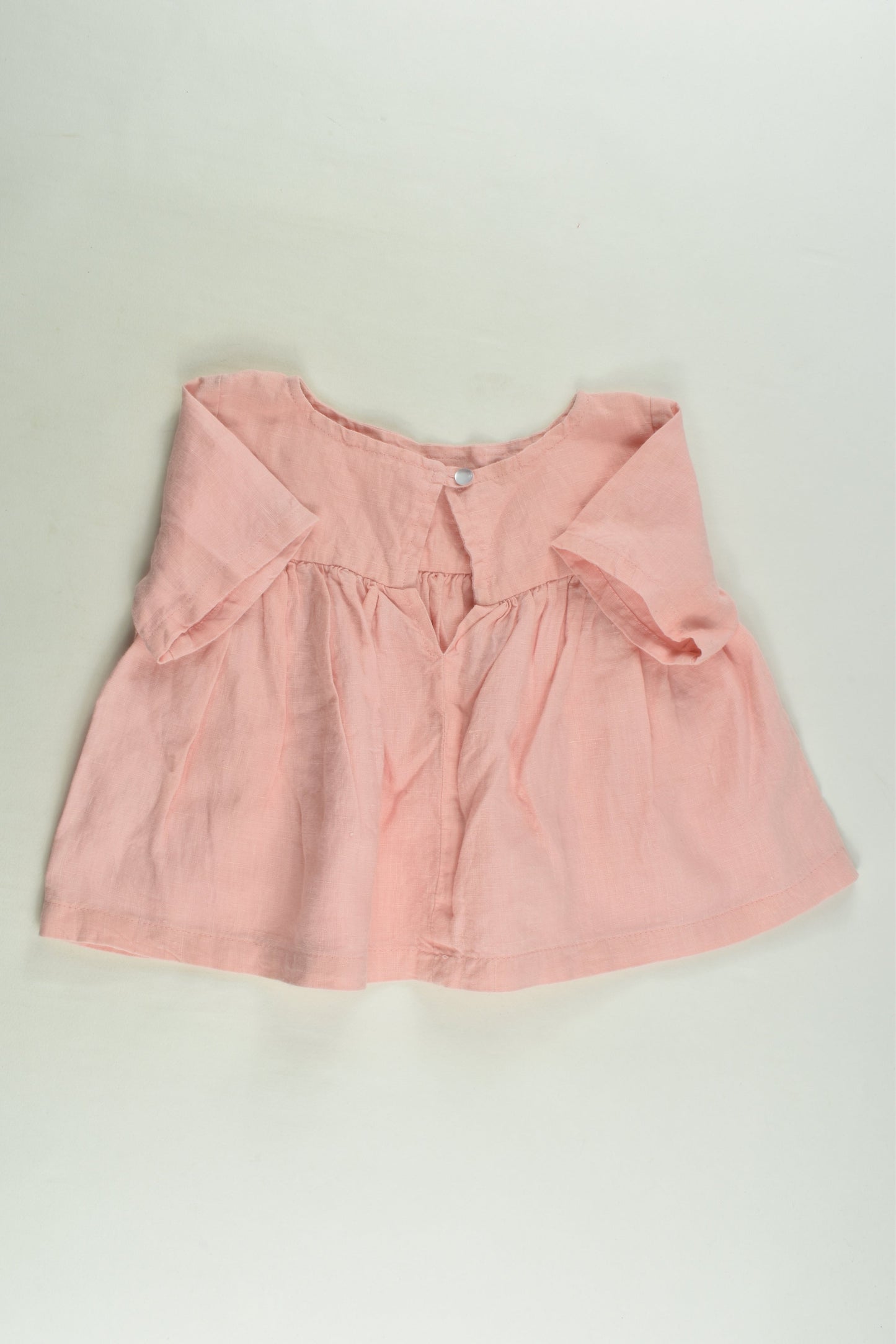 Blue Daisy Size 0 Linen Tunic/Blouse